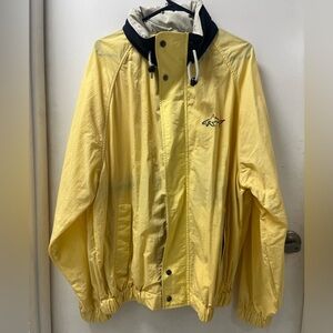 Yellow Shark Embroidered Men's Jacket